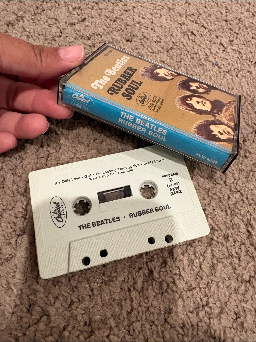 The Beatles Rubber Soul Cassette Tape Capitol Records 4XW 2442